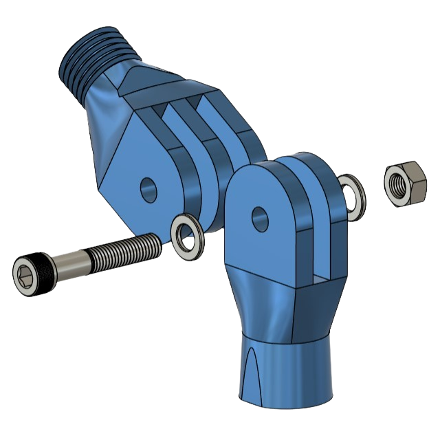 Vue éclaté d'une modélisation 3D