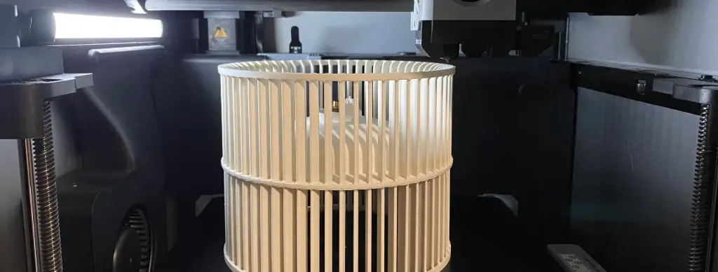 Turbine imprimée en ASA