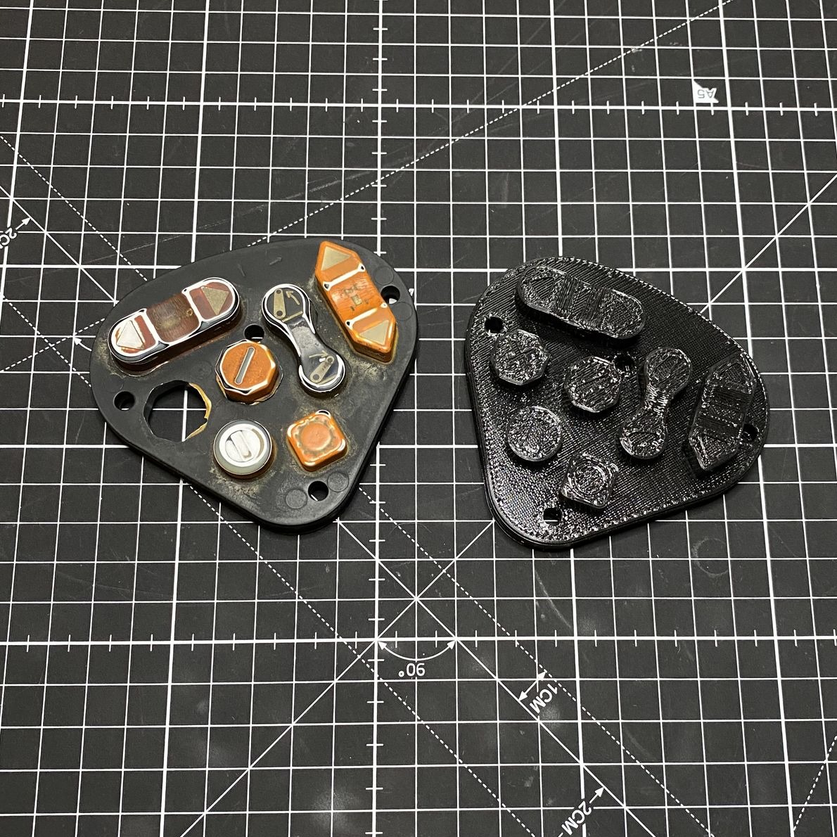 Clavier souple de tracteur imprimé en TPU 60A