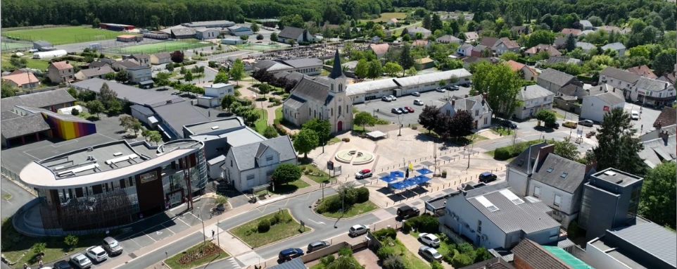 Vue du Poinçonnet, ville desservie par ECU3D pour l'impression 3D sur mesure.