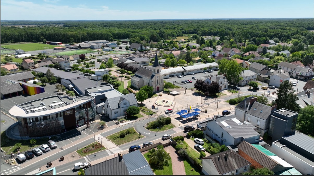 Vue du Poinçonnet, ville desservie par ECU3D pour l'impression 3D sur mesure.