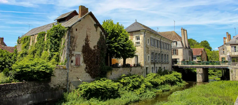 Vue de Buzançais, ville desservie par ECU3D pour l'impression 3D sur mesure.
