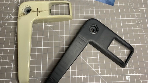 Poignée de porte reproduite en ASA par impression 3D