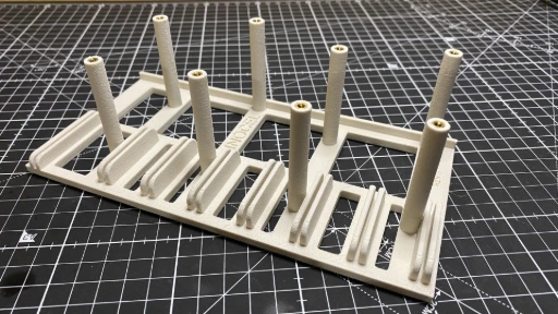 Série de pièces techniques imprimées en PA6-GF par impression 3D
