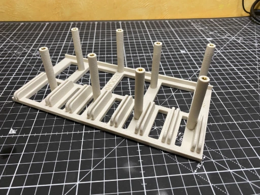 Série de pièces techniques imprimées en PA6-GF par impression 3D