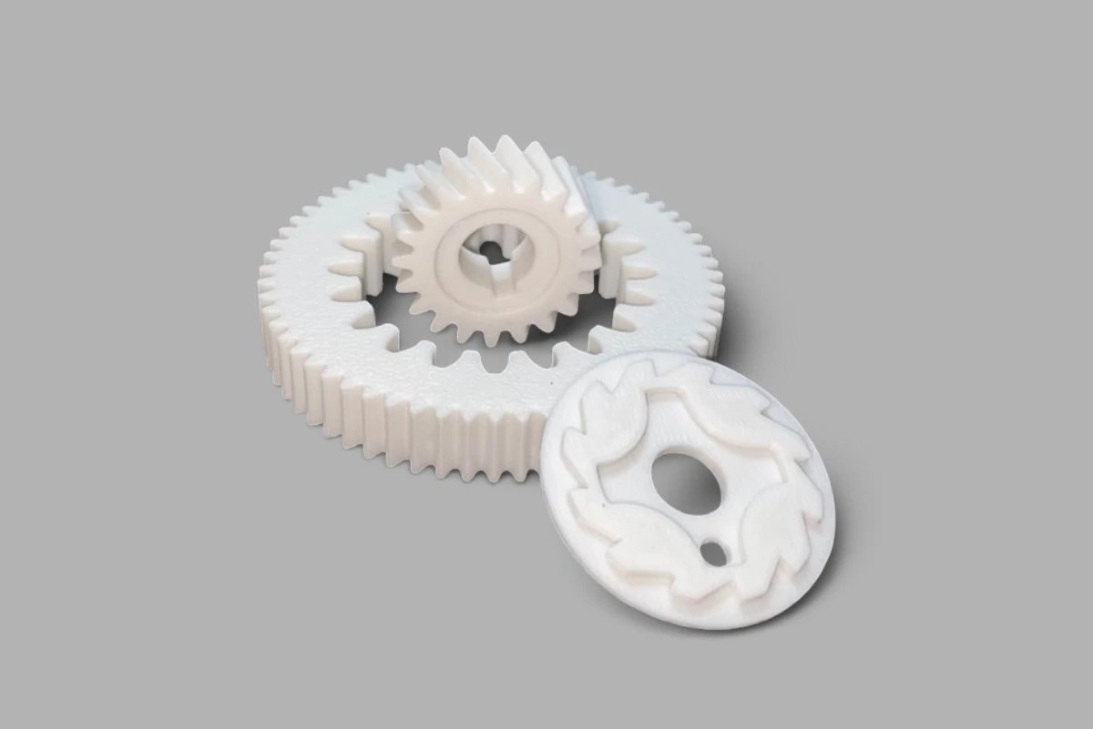 Engrenages en Iglidur I180 fabriqués par impression 3D